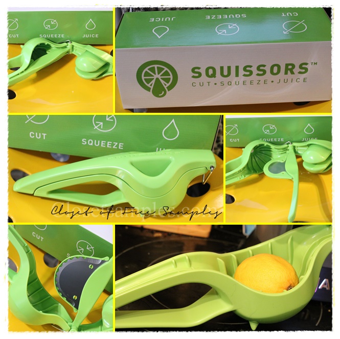 @closetsamples's cover photo for 'Squissors - Lemon & Lime Squeezer - $24.99! #squissors #Review - Closet of Free Samples | Get FREE Samples by Mail | Free Stuff'