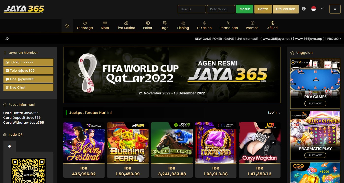 @agenparlayjaya365's cover photo for 'Daftar Situs Judi Bola Agen Judi Mix Parlay Terpercaya #1'